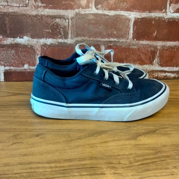 Vans Kids Shoes Size 4 Navy Skateboarding Sneaker - Picture 6 of 7